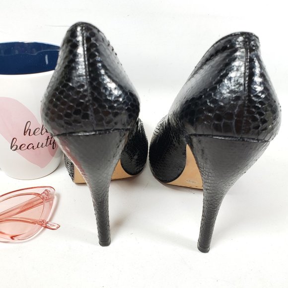 Vince Camuto Textured Platform Leather Heels, 7 - Picture 5 of 13